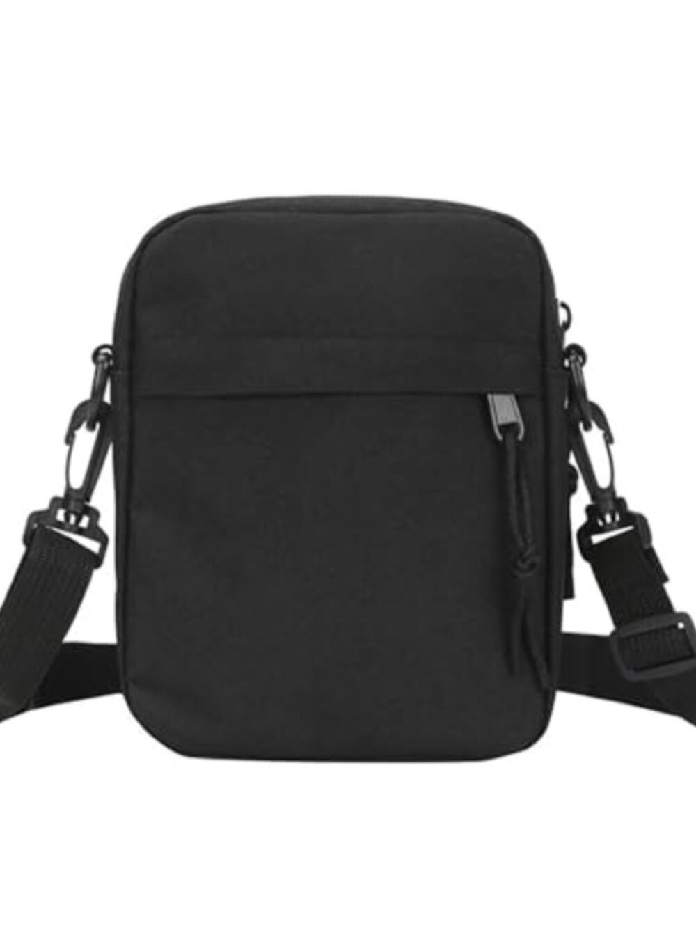 Mini Nylon Crossbody Sling Bag, Adjustable Strap, Multi Pocket, Travel Hiking